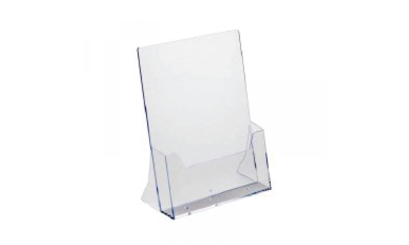 Deflecto Acrylic A5 Freestanding Brochure Holder (New Lower Price for 2022)