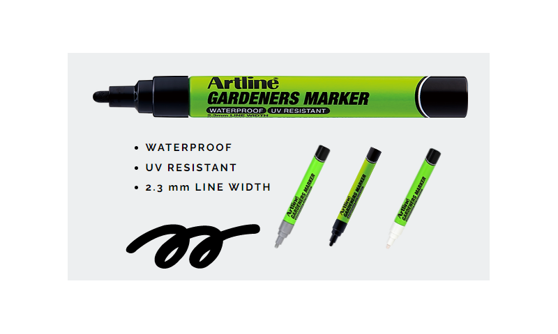 Artline Gardeners Marker, 3 colours to choose.