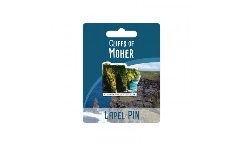 Cliffs Of Moher Shaped Metal Lapel Pin