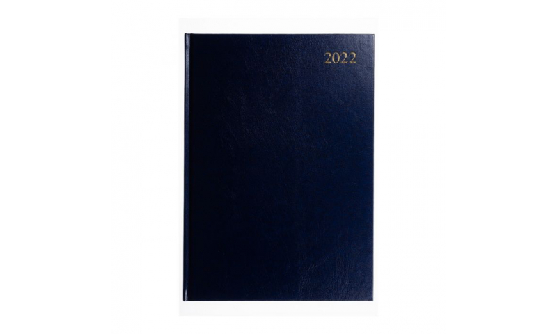 Collins Essential  A5 Day to Page 2022 Diary - Asstd: Blue | Black | Burgundy