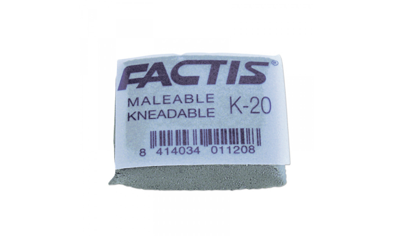 Factis K20 Kneadable Artists Eraser (New Lower Price for 2022)