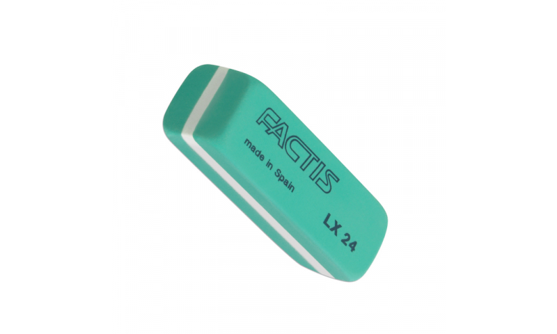 Factis LX24 Small Latex Quality Green Eraser  (New Lower Price for 2021)