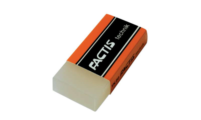 Factis TK20 Translucent Rectangular Drafting Eraser (New Lower Price for 2022)