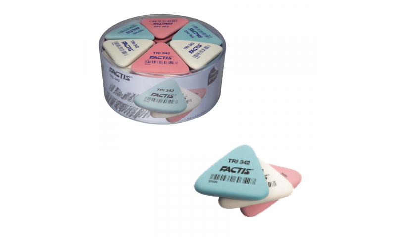 Factis TRI342 Small Triangular Rubber Eraser (New Lower Price for 2021)