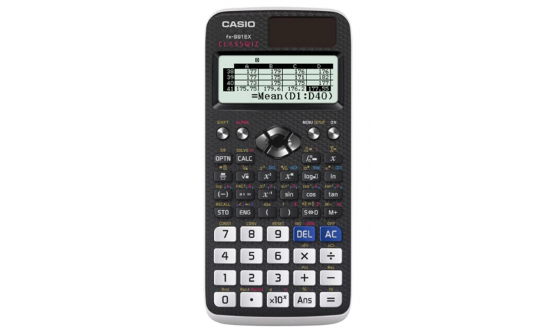 Casio Scientific Calculator, Advanced, Dual Power, 552 Features, Advanced Level