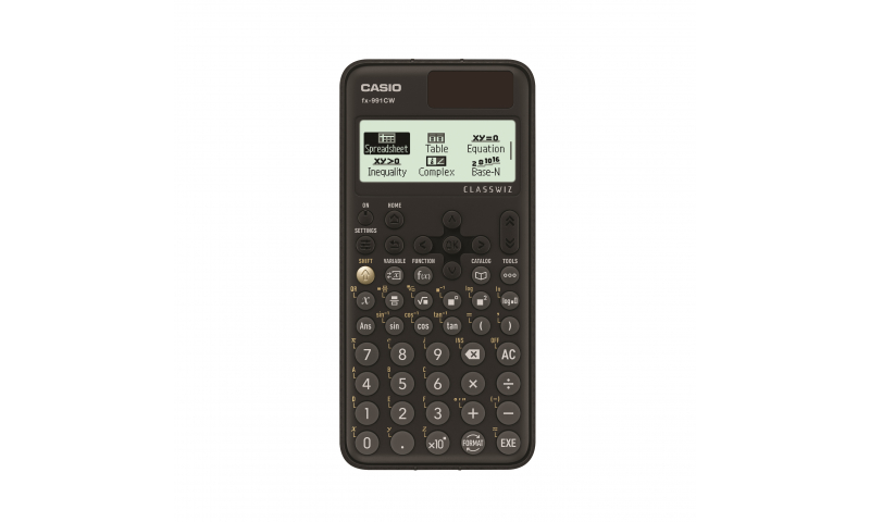 Casio FX-991CW NEW ClassWiz Advanced Scientific Calculator, 540+ function, Dual power, Black