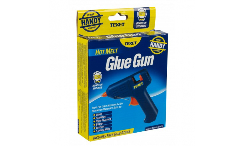 Texet Hot Melt Glue Gun 10w, Takes 7.2mm Glue Sticks