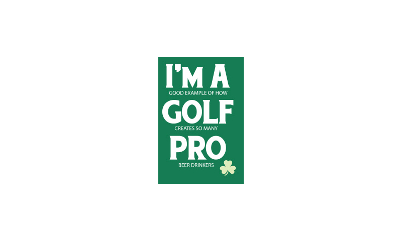 Tin Magnet - Golf Pro
