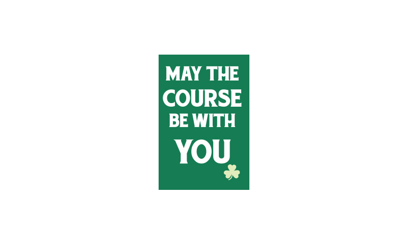 Tin Magnet - May the Course be with you