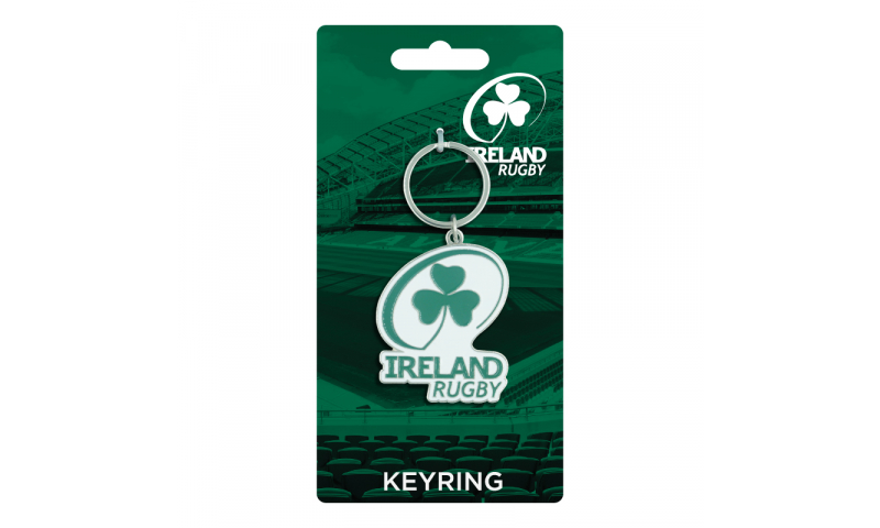 Irish Rugby Logo Metal Keyring