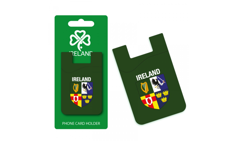 Ireland Provinces  Silicon Credit Card Phone Holder - Hangcarded