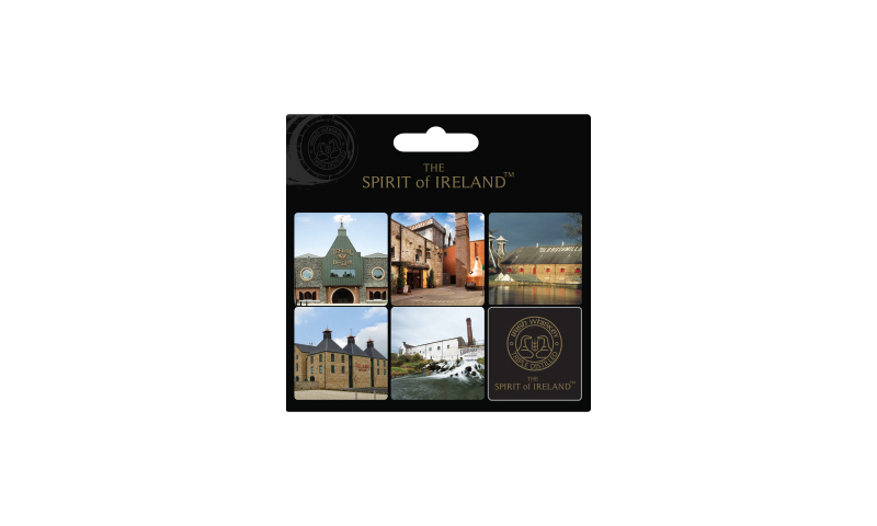 Spirit of Ireland 6pk Magnet Set on Headercard
