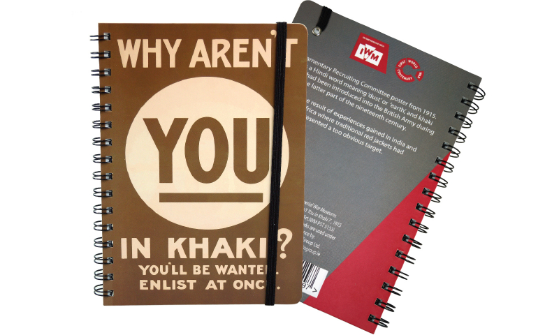 Why Aren't You in Khaki A5 Spiral Hardback Notebook