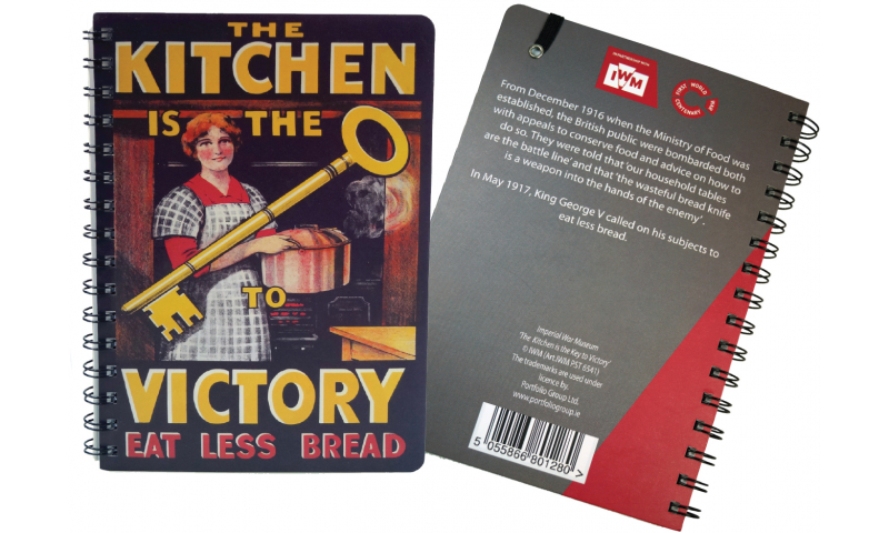 The Key is in the Kitchen Spiral Hardback Notebook
