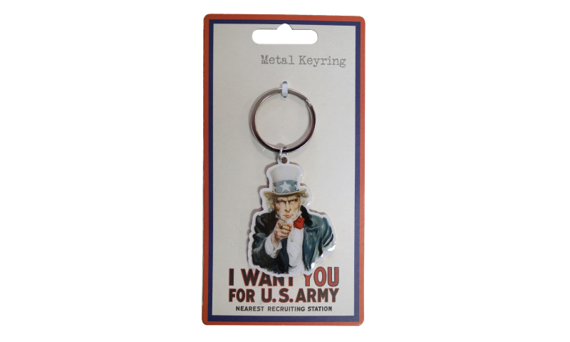 I Want You for US Army Metal Keyring