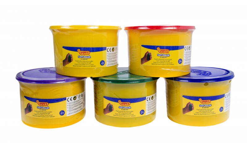 JOVI Soft Play Dough -Bulk Class Tub 460gr - 16 colours available (New Lower Price for 2021)