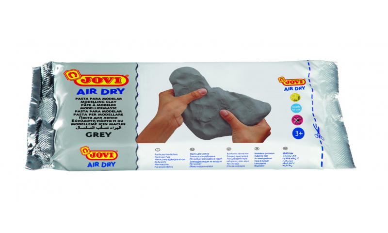 JOVI Air Drying Modelling Clay - 250g Grey (New Lower Price for 2021)