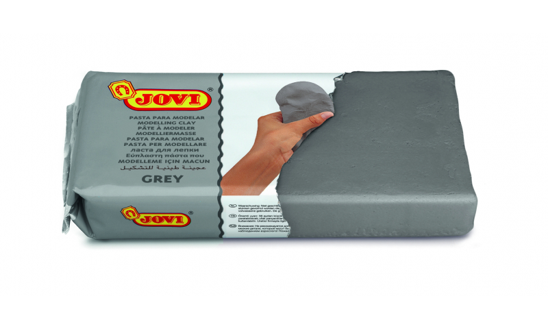 JOVI Air Drying Modelling Clay - 1000g Grey. (New Lower Price for 2021)