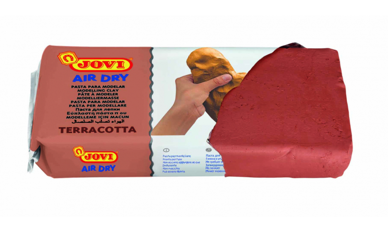 JOVI Air Drying Modelling Clay - 1000g Terracotta. (New Lower Price for 2021)