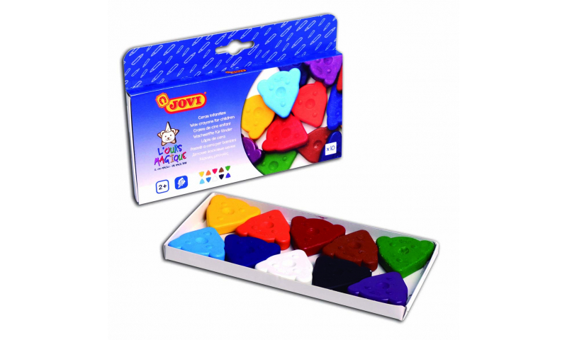 JOVI Magic Bear Beginners Wax Crayons 10pk Asstd