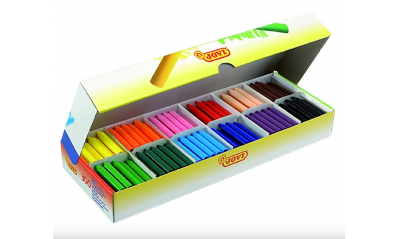 Jovi Chunky Beginners Wax Crayons, Classpack of 300 - Fantastic Value!