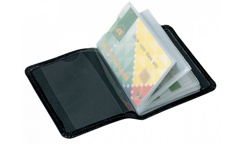 PU Black Credit Card Case, Holds 12 cards (New Lower Price for 2021)