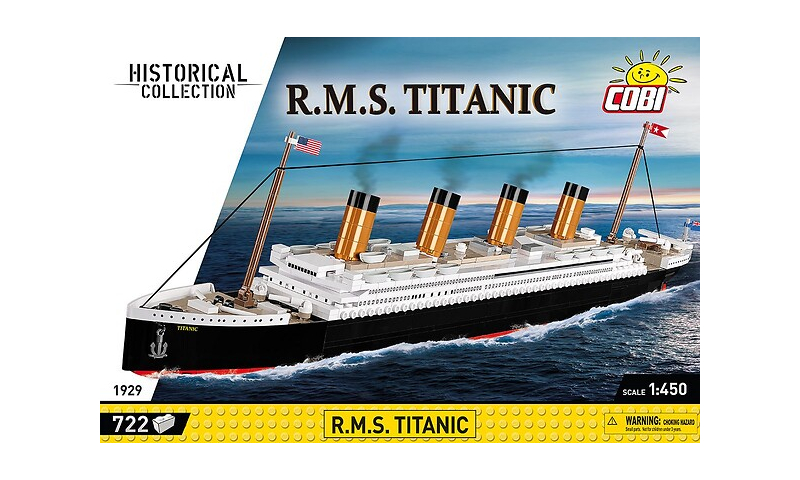 Brix Titanic Model Limited Edition, 722pc, 2023 Edition