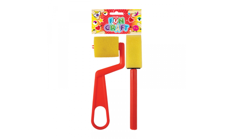 Craft with Fun Sponge Tool Roller & Spreader in Hangpack (New Lower price for 2022)