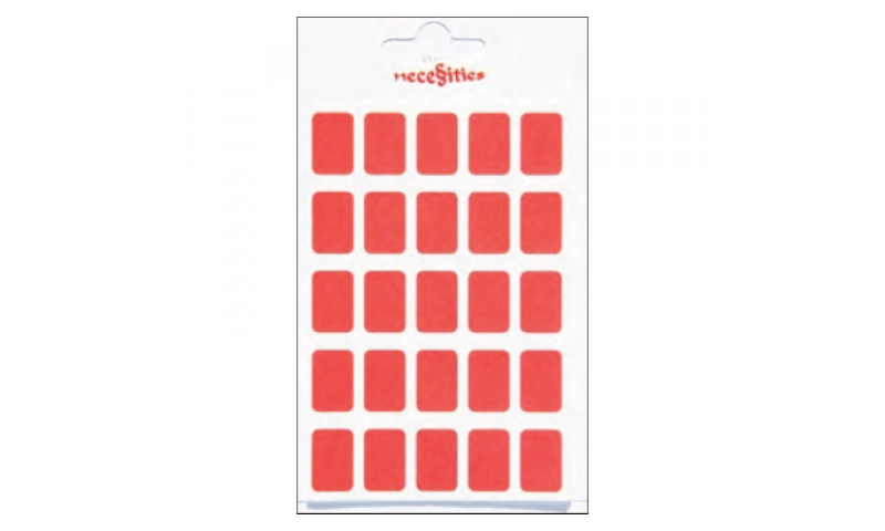 Necessities 12mm x 18mm Labels, 120pk, 4 Col’s As Listed  Red
