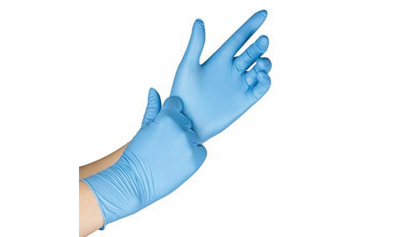 Nitrile Powder Free Gloves, Box of 200, Medium - (Stock Available)