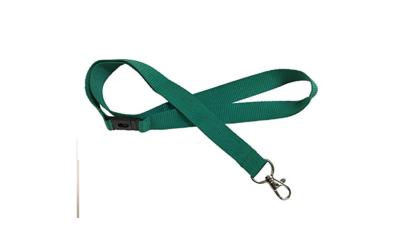 Deluxe Polyester Woven Lanyard With Chrome Fitting 20mm Wide x 900mm Neck Break, 7 colours to choose