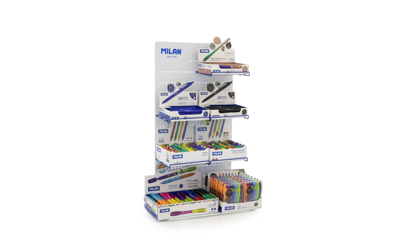 Milan Ballpens & Auto Pencils Filled Counter Display, 7 styles plus FREE DISPLAY!