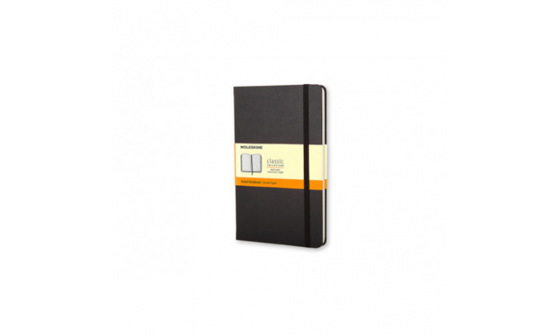 Moleskine Classic Notebook, Pocket size, 14x9cm, Ruled, 3 colours to choose.