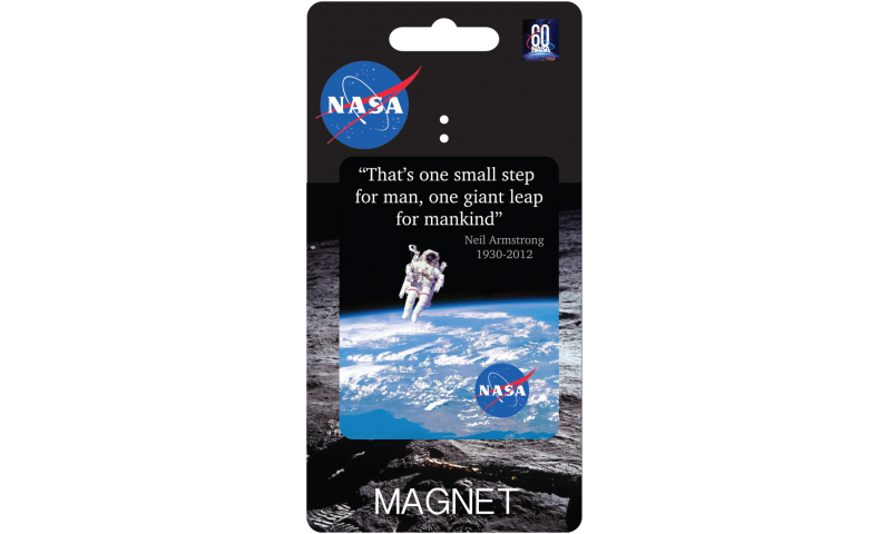 NASA Tin Magnet - Space Walk Design