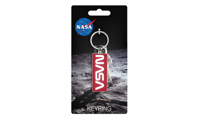 NASA Retro Logo Keyring