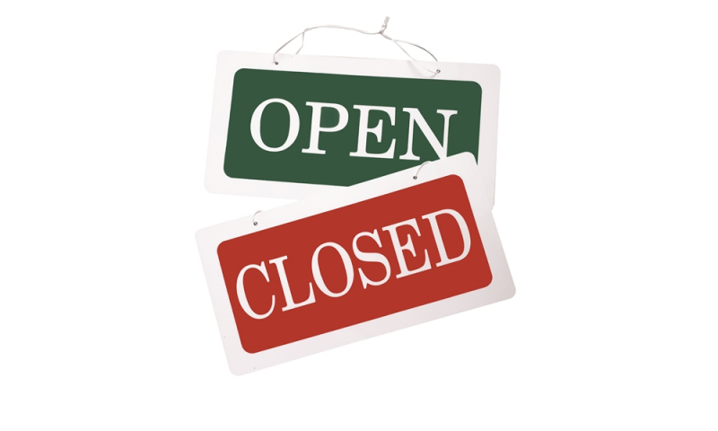 Lynx Hanging Sign Double Sided Open/Closed
