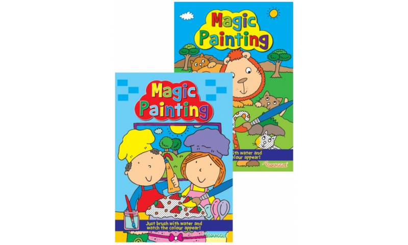 Squiggle Magic Painting Book, 2 assorted.