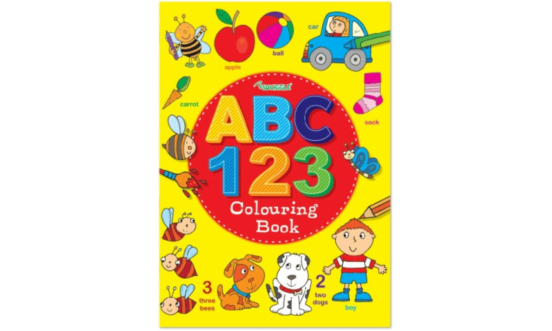 Squiggle ABC/123 A4 Colouring Books.