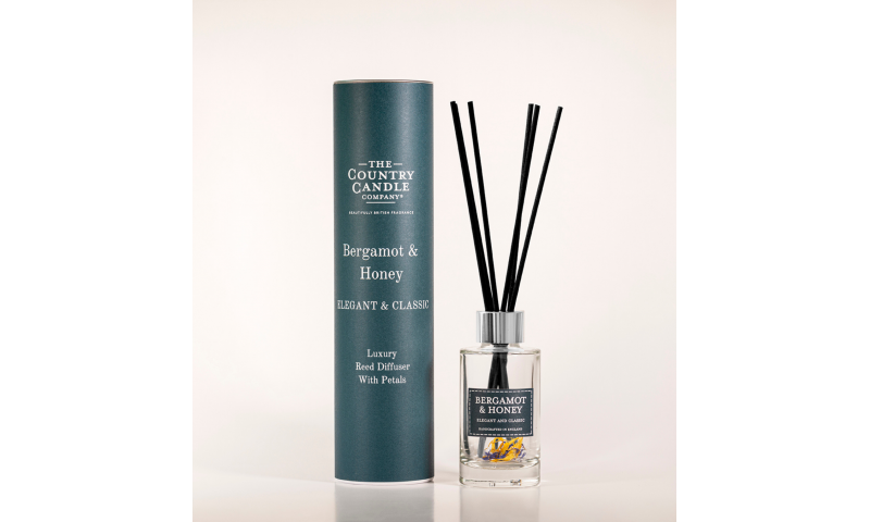 Country Candle Bergamot & Honey Pastel 100ml Reed Diffuser