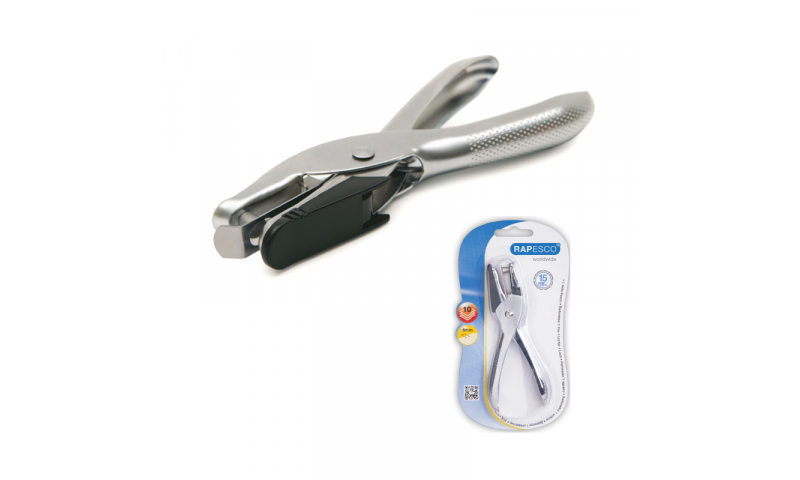 Rapesco Single Hole Plier Perforator, Carded (New Lower Price for 2021)