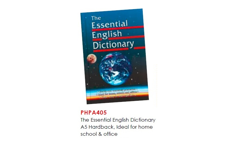 The Essential English Dictionary A5 Hardback, Ideal for home, School & Office