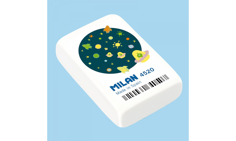 Milan School Jumbo Eraser, Novelty Space Designs in Tub.  (New Lower Price for 2022)