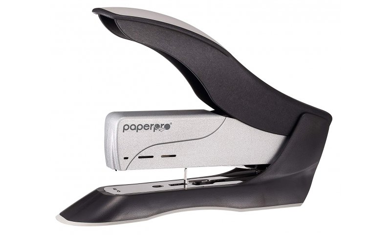 PaperPro High Capacity Stapler 100 Sheet, Metal Body, Blk & Silver, Retail Boxed: FREE Offer PP2305 Punch, see below!