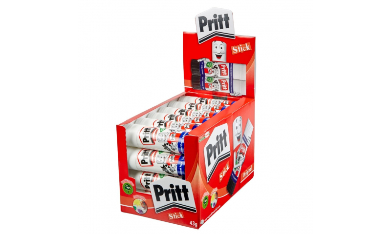 PRITT Glue Stick 43G Large in Counter Display Box (New Lower Price for 2022)