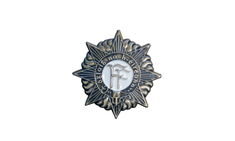 Metal Lapel Pin on Headercard -  FF Badge