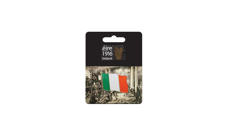Proclamation Ireland Flag Lapel Pin on Headercard