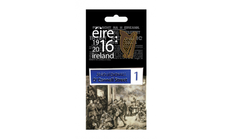 Proclamation Metal Street Sign Magnet - O'Connell Street