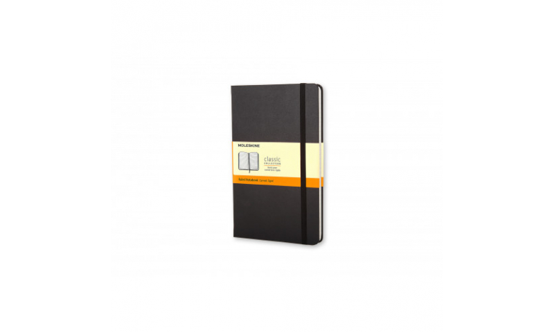 Moleskine Classic Notebook, Large size, 21x13cm (A5), Ruled, 3 colours to choose.