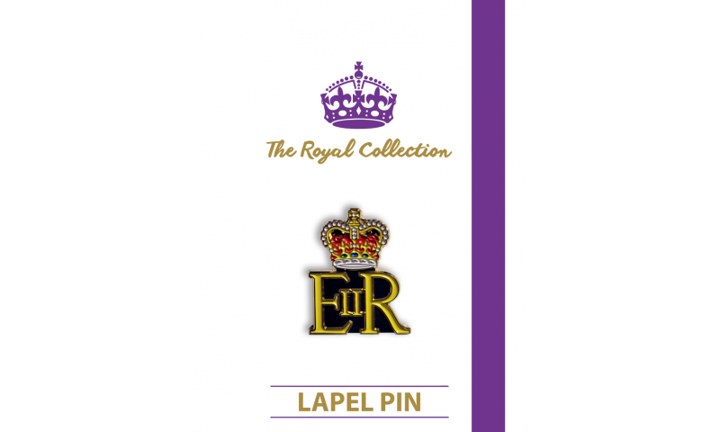 Queen Elizabeth EIIR Cypher Lapel Pin