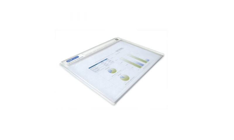 Rapesco A4 Document Project File, clear, Pack of 5